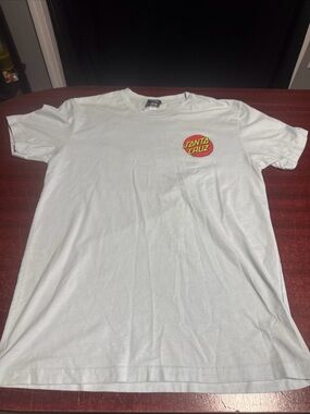 Light Blue Santa Cruz Medium T Shirt